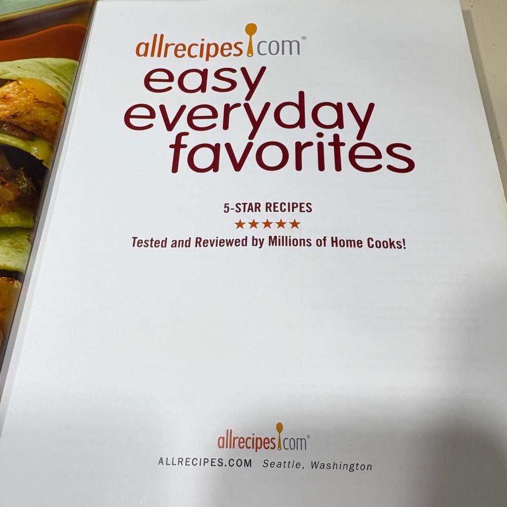 Allrecipes Easy Everyday Favorites Cookbook 250+ 5-Star Recipes 9781606521069 - Picture 4 of 8